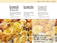 Tablet Screenshot of klimesch.com